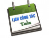 Lịch công tác tuần 17