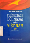 Sách: Chính sách đối ngoại của Việt Nam - Tác giả: Nguyễn Anh Cường và Phạm Quốc Thành